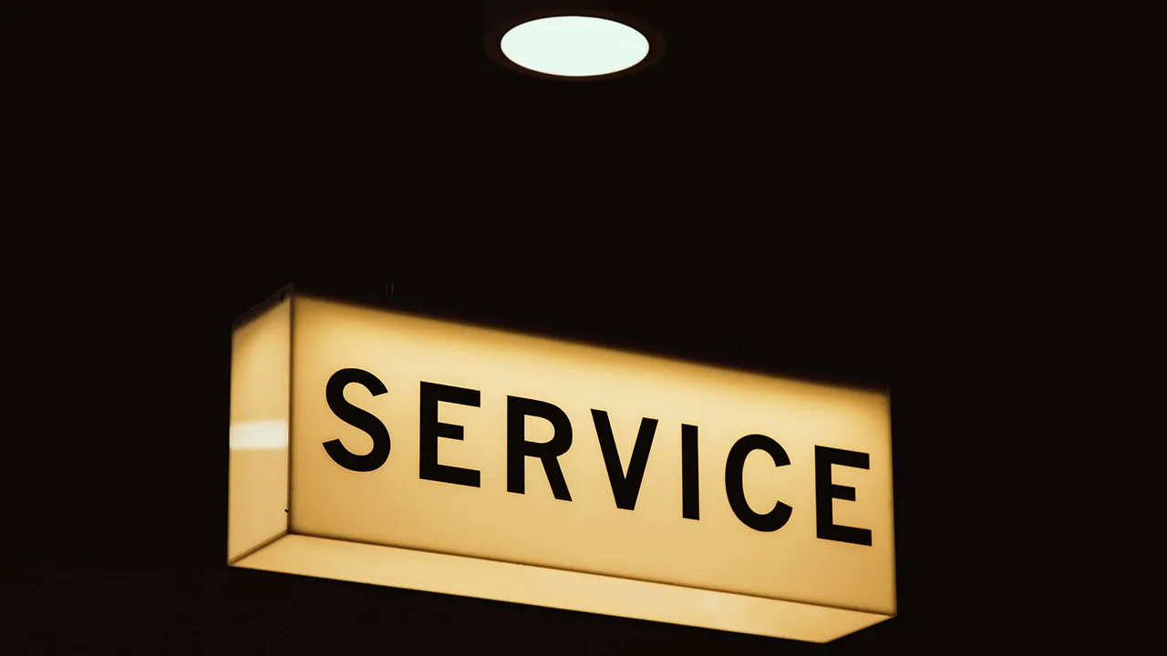 Service sign