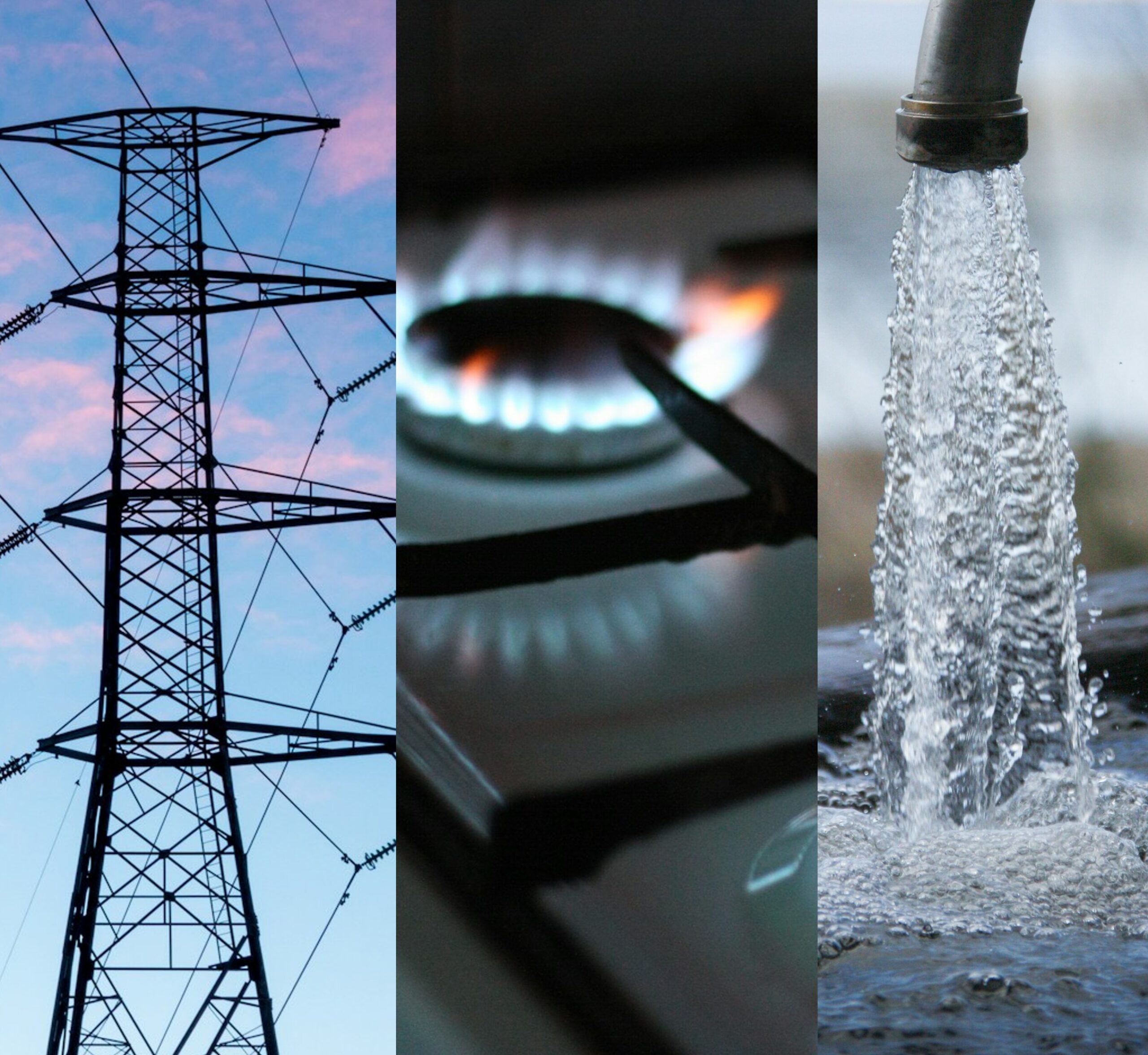 utilities - electric, gas, and water